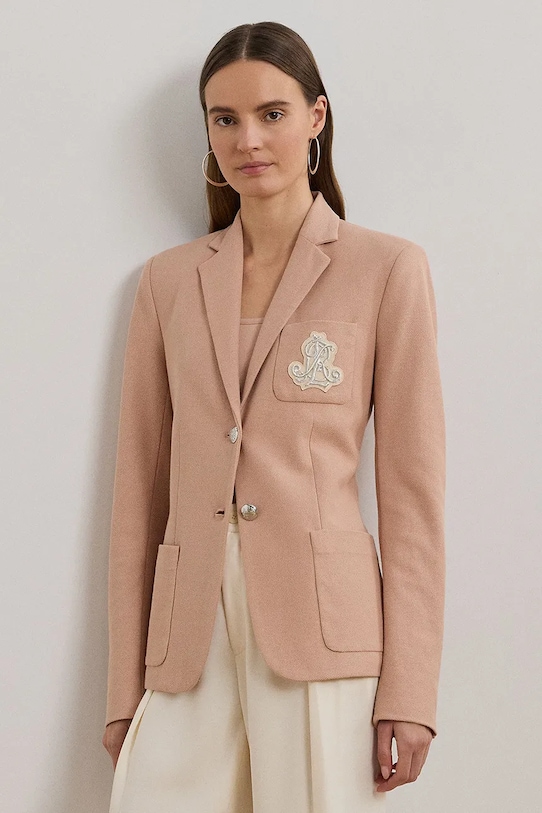 Піджак Lauren Ralph Lauren з підкладкою помаранчевий 200797305