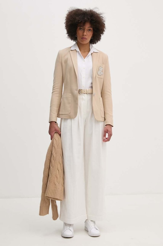 Lauren Ralph Lauren marynarka 200797305 beżowy NC25