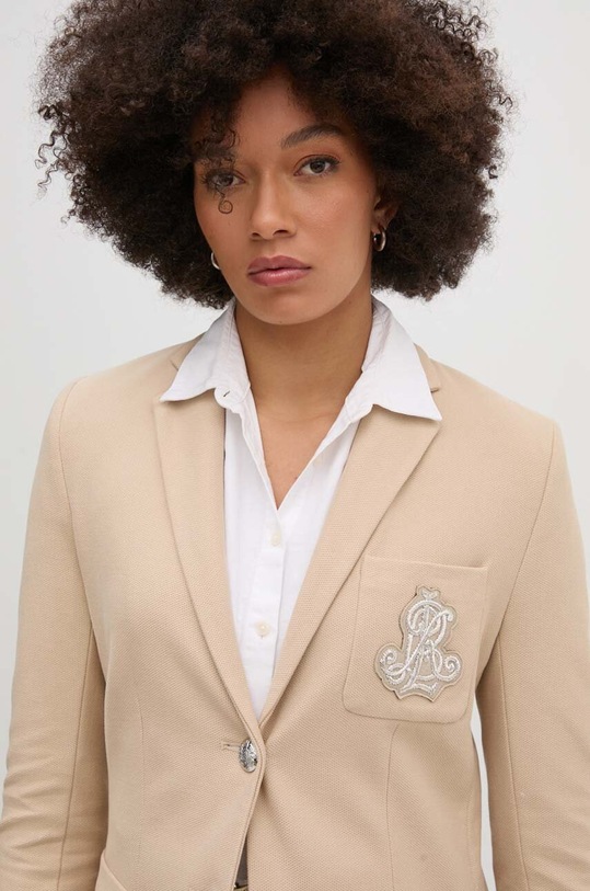Lauren Ralph Lauren marynarka beżowy 200797305