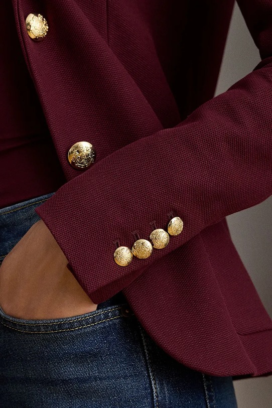 Lauren Ralph Lauren marynarka 200797305 bordowy