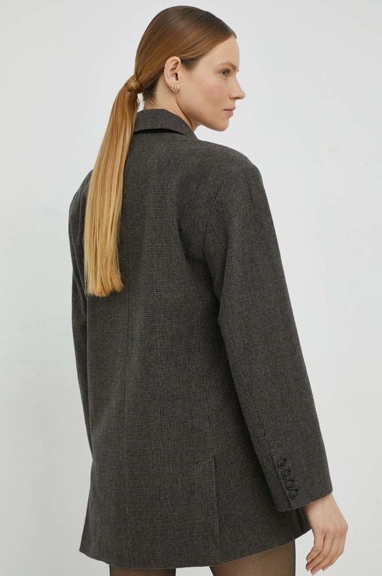 Ρούχα Μπλέιζερ με μίγμα μαλλιού Herskind 4603911 καφέ