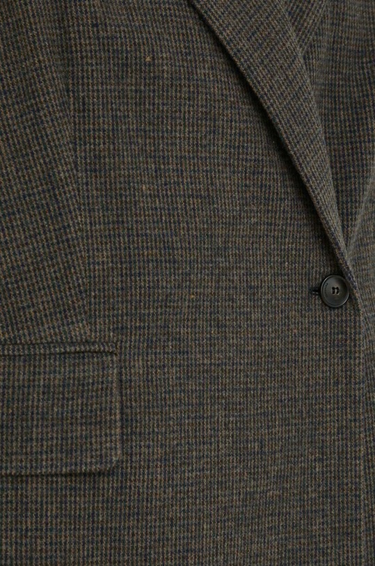 Μπλέιζερ με μίγμα μαλλιού Herskind 4603911 καφέ