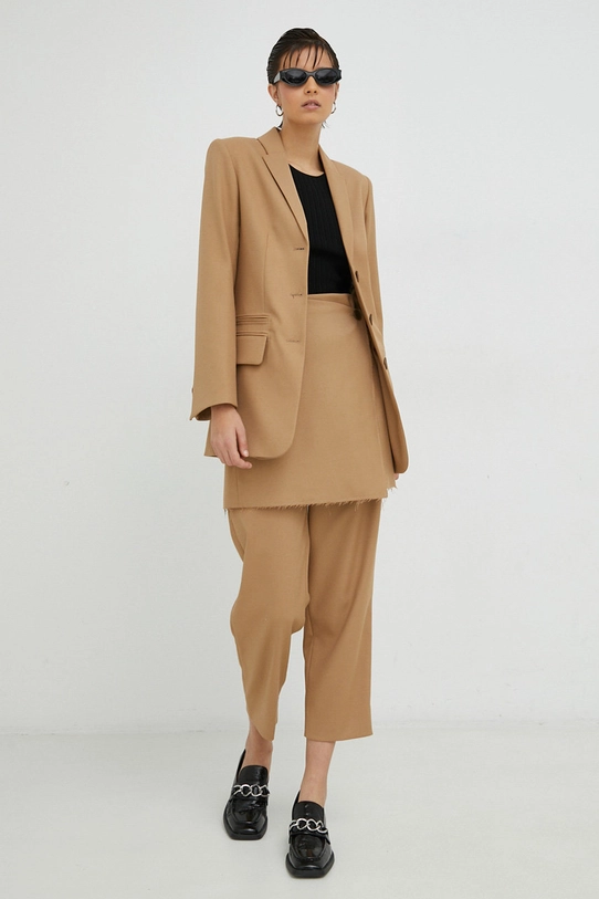 By Malene Birger marynarka Q71447003 beżowy SS23