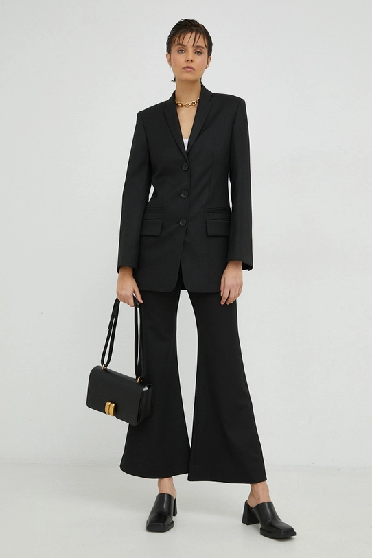 By Malene Birger marynarka Q71447003 czarny SS23