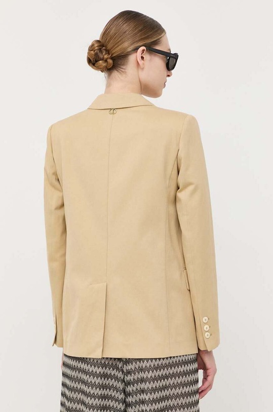 Одежда Пиджак с примесью льна Twinset 231TP2540 бежевый