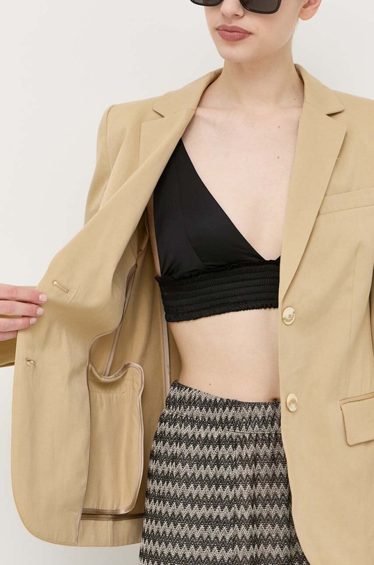 Twinset marynarka z domieszką lnu 231TP2540
