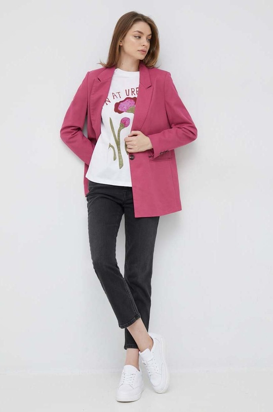 Pepe Jeans marynarka Phoebe PL402141.371 różowy SS23