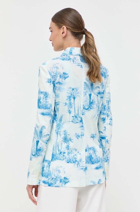 Одяг Бавовняний піджак Red Valentino 2R0CEC456SE блакитний