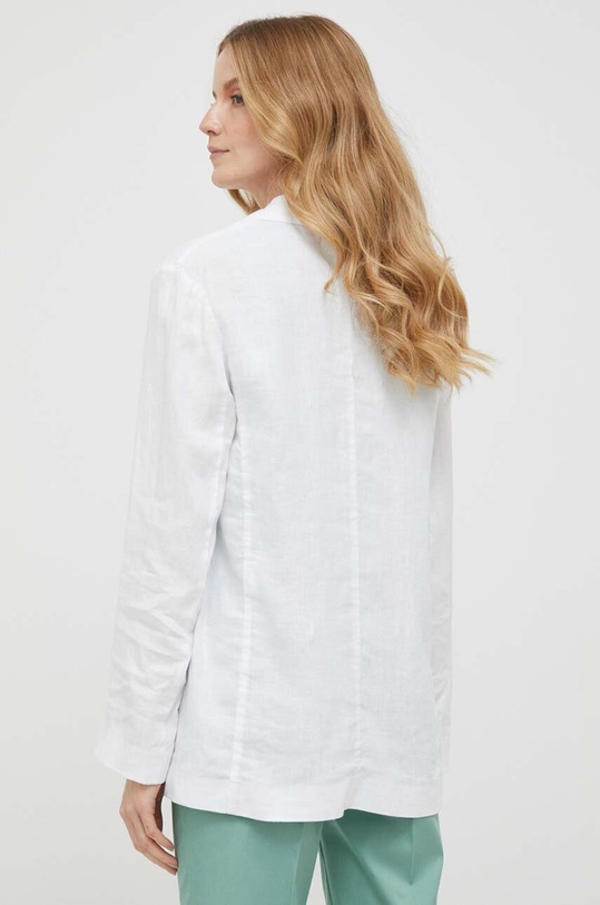 Ρούχα Σακάκι Sisley 2AGHLW019.101 λευκό