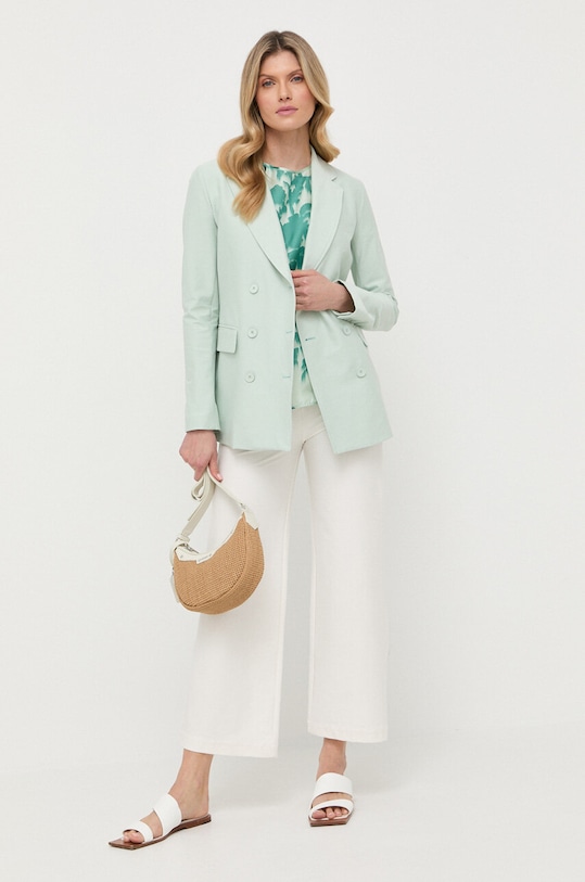 Max Mara Leisure marynarka 2339110736600 zielony SS23