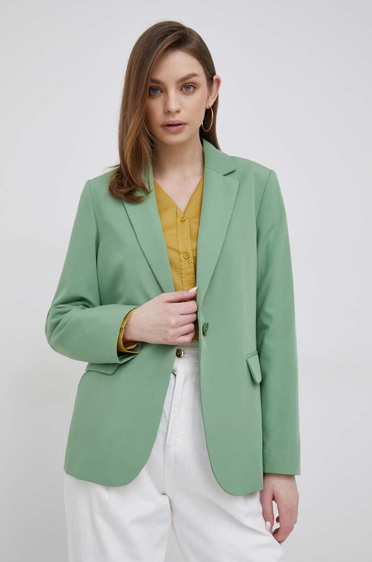 United Colors of Benetton marynarka tkanina zielony 20K6DW00O.8K7
