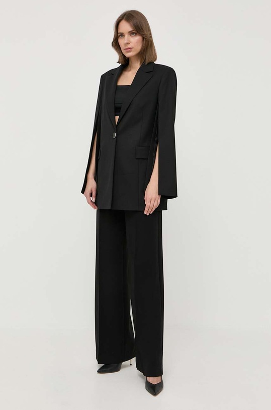 BOSS marynarka wełniana 50489915 czarny SS23
