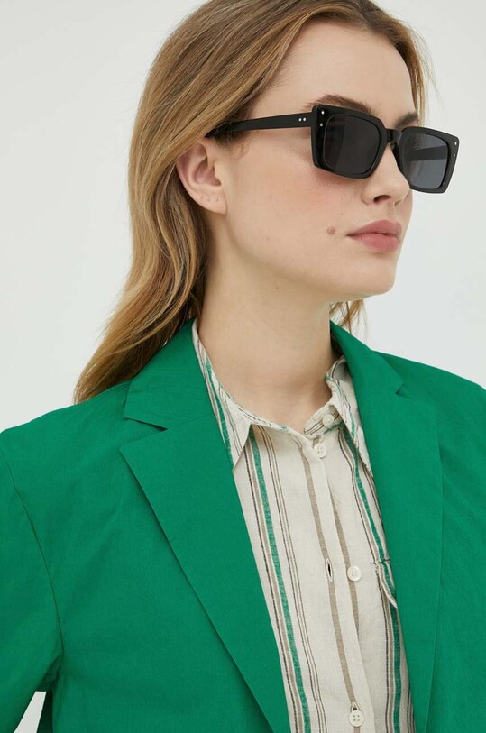 Marc O'Polo sacou din bumbac necaptusit verde 303102080011