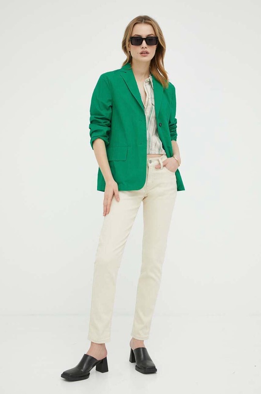 Marc O'Polo sacou din bumbac 303102080011 verde SS23