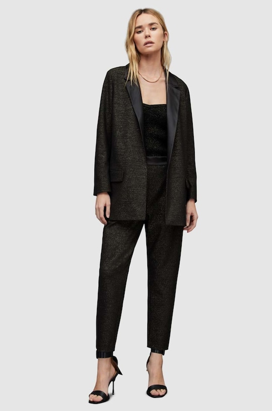 AllSaints sacou cu captuseala negru WT031X