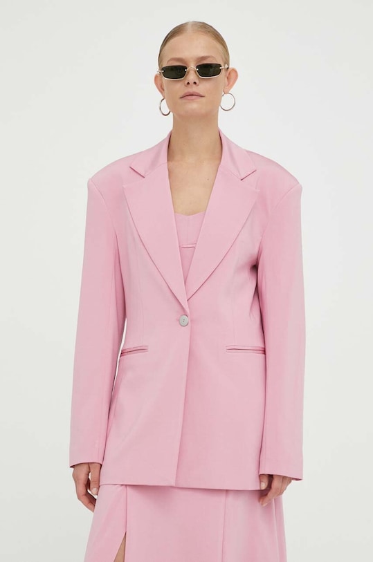 Remain marynarka dzianina różowy 500164512