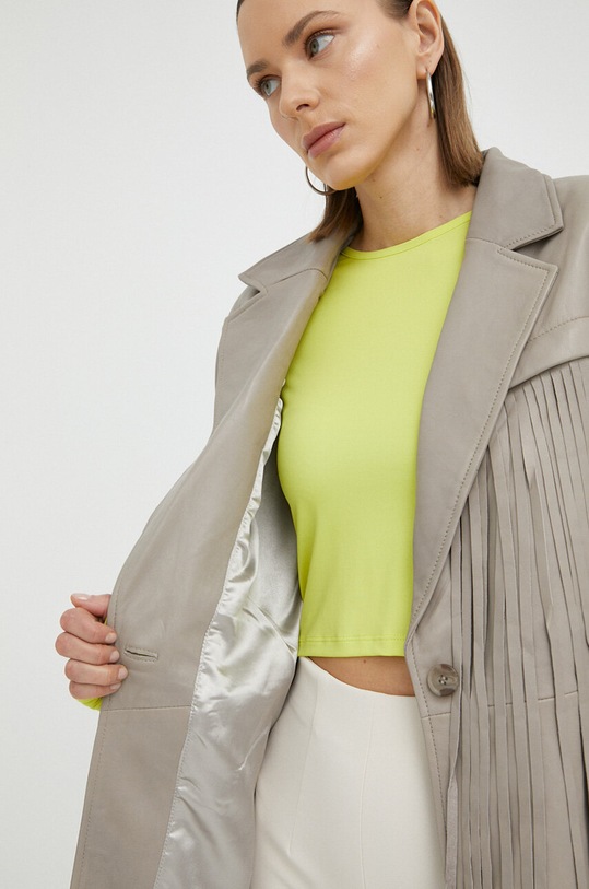 Шкіряна куртка Gestuz AvivaGZ Frill 10906967