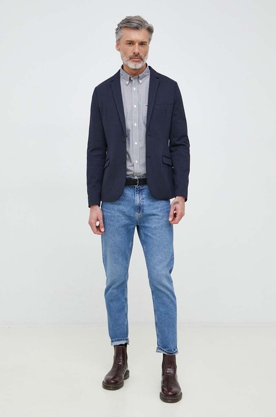Lindbergh sacou 30.32035.NAVY.MIX bleumarin SS23