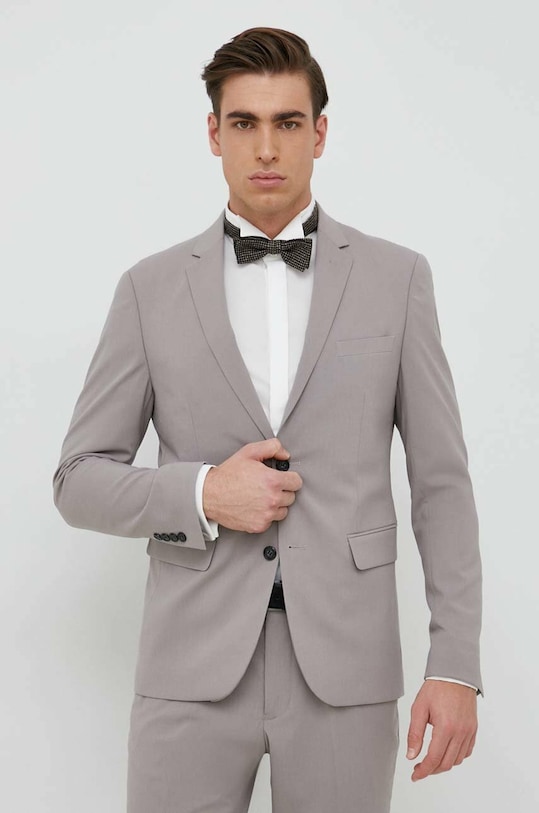 Oblek Lindbergh 30.61040.SAND šedá AW23