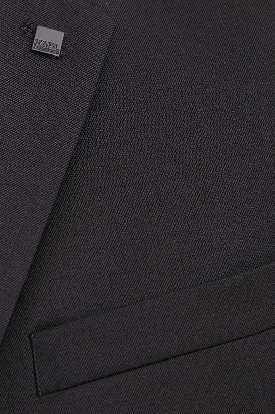 Vlněná bunda Karl Lagerfeld 531083.155200 černá