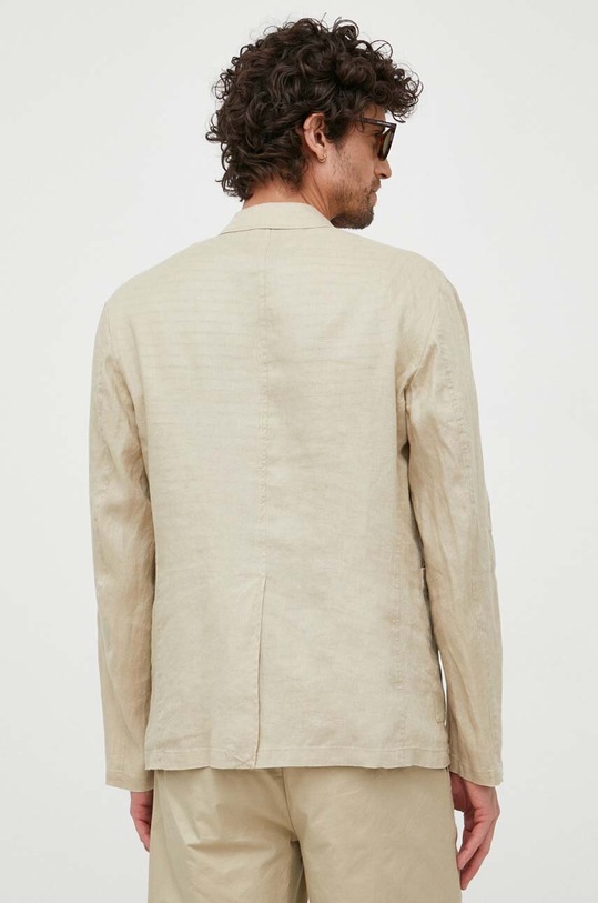 Abbigliamento Sisley giacca in lino 2AGHSW00Z.39A beige