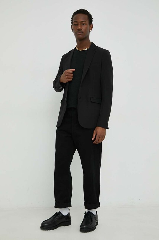 Пиджак Bruuns Bazaar Karlsus BBM1498 чёрный AW23