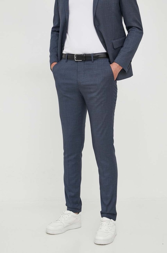 Lindbergh garnitur 30.61002C.BLUE.CHECK granatowy