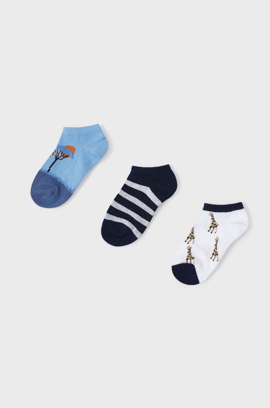 Mayoral skarpetki dziecięce 3-pack skarpetki krótkie żółty 10465.5H.SKARPETKI
