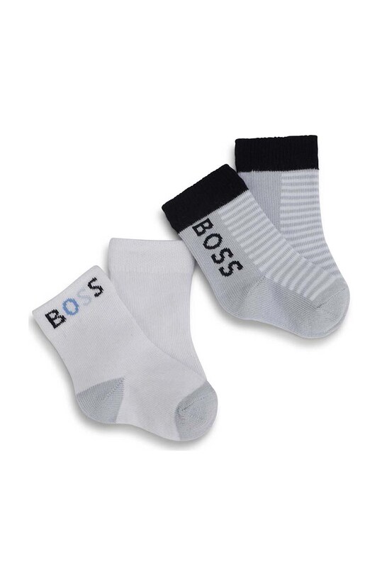 BOSS skarpetki dziecięce 2-pack skarpetki długie niebieski J90316