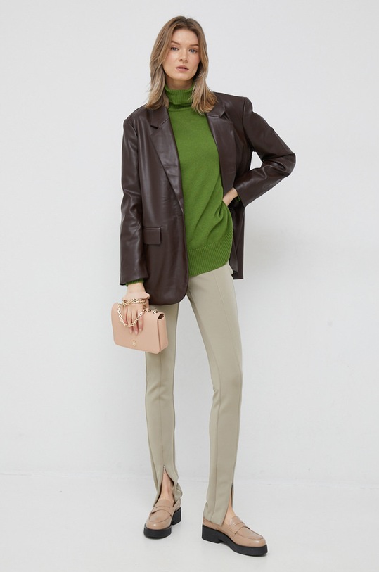 Calvin Klein spodnie K20K205357.PPYX beżowy SS23