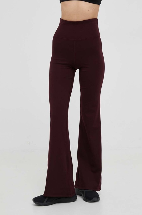 Dkny spodnie z elastanem bordowy DP2P3197