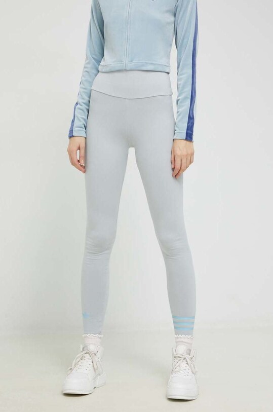 Adidas Originals colanti tricotaj gri IB7314
