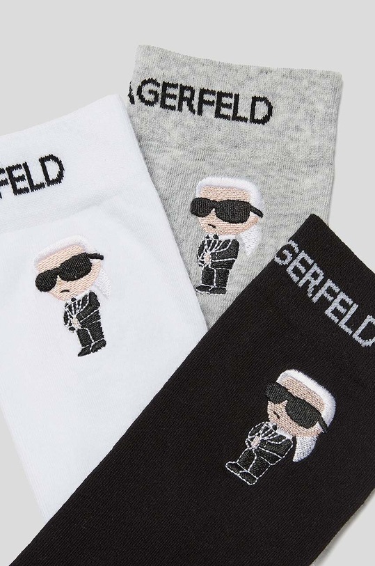Ponožky Karl Lagerfeld 3-pak 230W6001 viacfarebná AA00