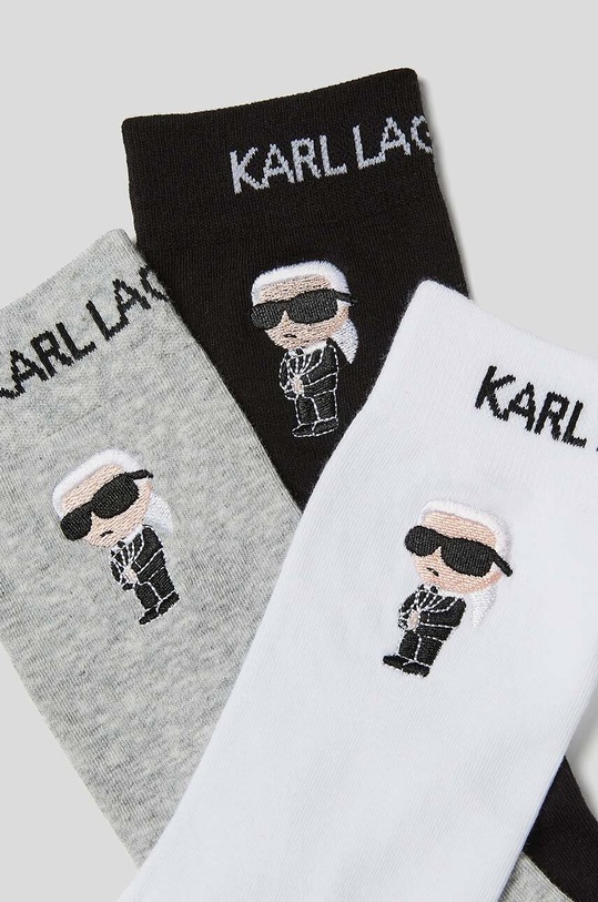 Ponožky Karl Lagerfeld 3-pak viacfarebná 230W6001