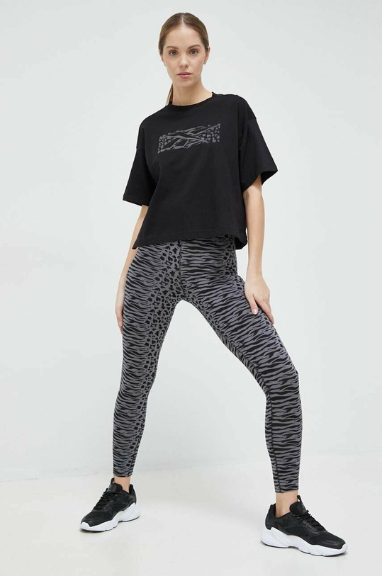 Sportovní legíny Reebok Modern Safari HT2382 černá SS23