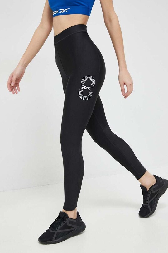 Reebok leggins de alergare Vector negru HT5996