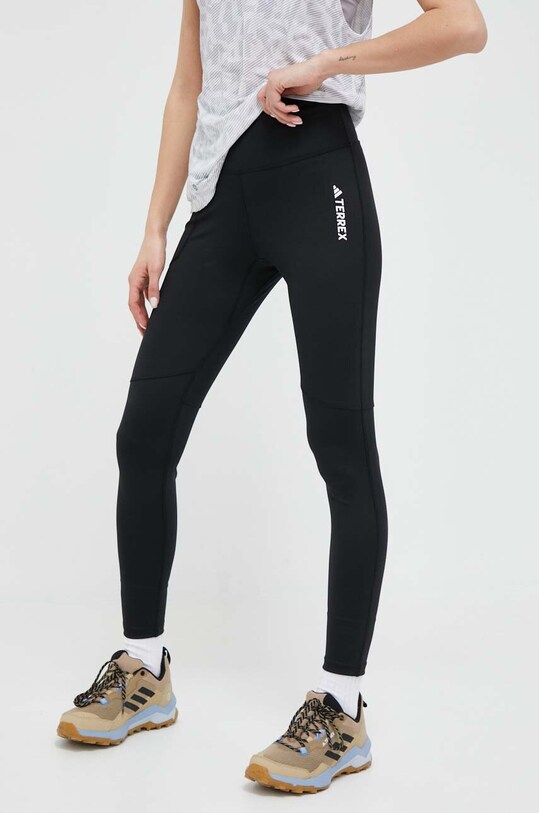 adidas TERREX legginsy sportowe Multi z elastanem czarny HM4008
