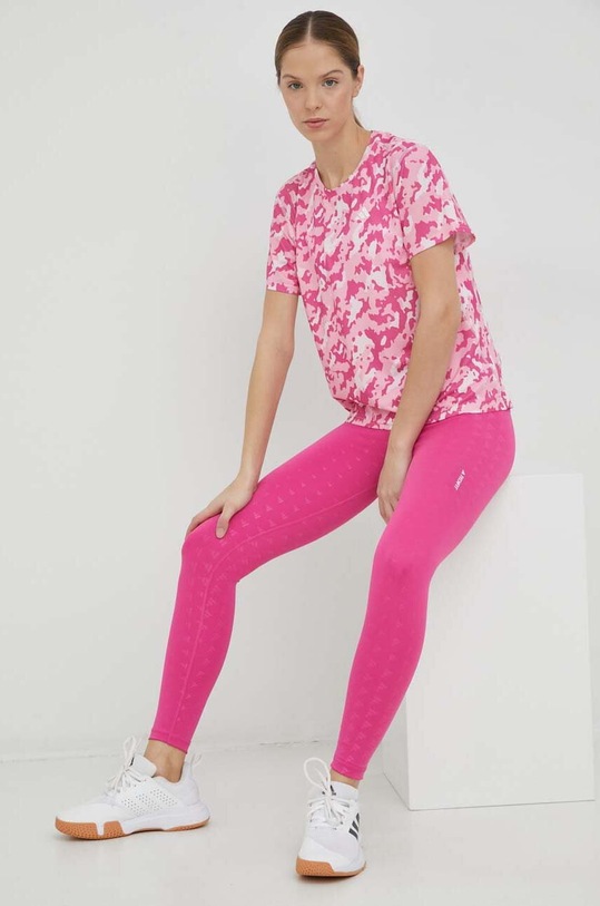 Κολάν προπόνησης adidas Performance Techfit Brand Love HT5662 ροζ SS23