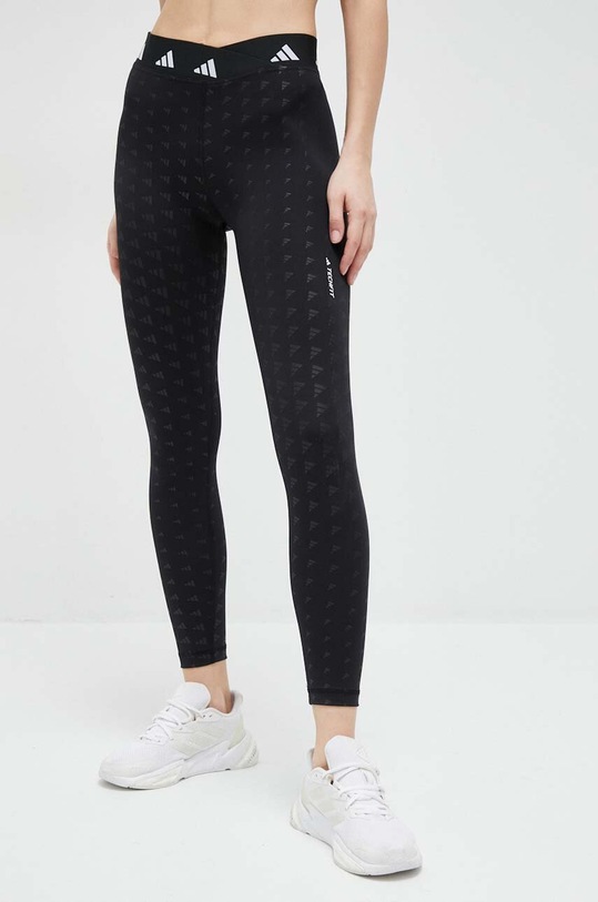 adidas Performance legginsy treningowe Brand Love wzorzyste czarny IA2537