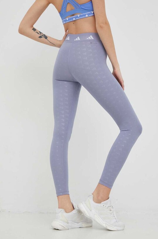 Одежда Тренировочные леггинсы adidas Performance Techfit Brand Love IA2538 фиолетовой