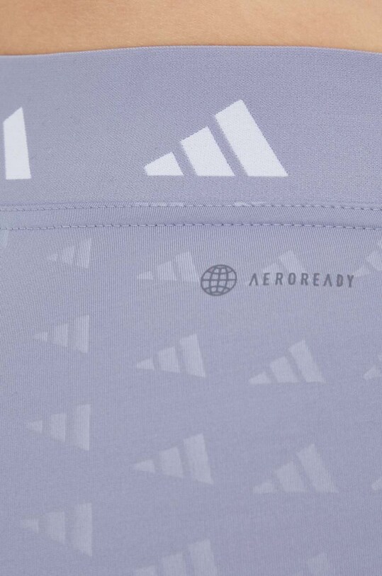 Κολάν προπόνησης adidas Performance Techfit Brand Love μωβ IA2538