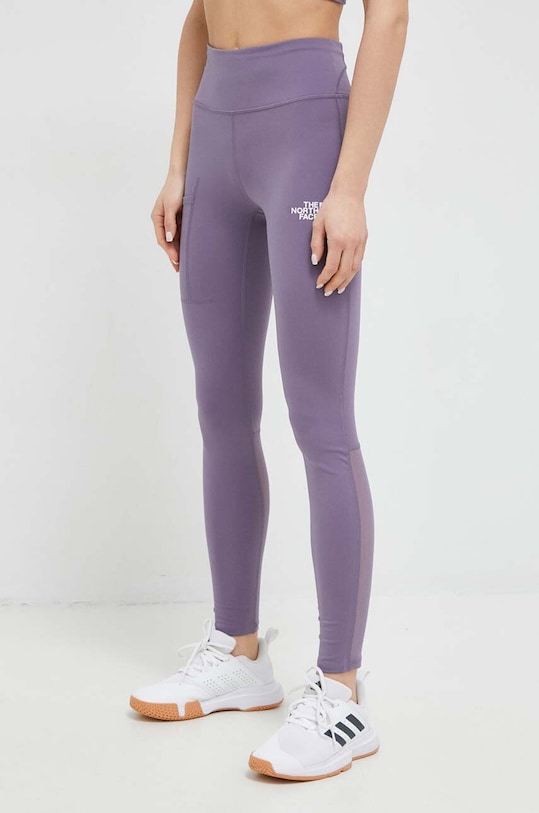 The North Face legginsy sportowe Movmynt z elastanem fioletowy NF0A5J71RK41