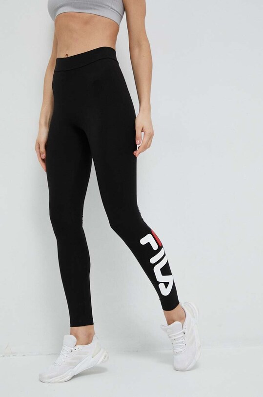 Legíny Fila Baek pletenina černá FAW0408