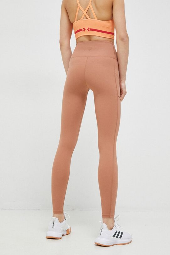 Odzież Roxy legginsy treningowe Heart Into It x Mizuno ERJNP03487 brązowy