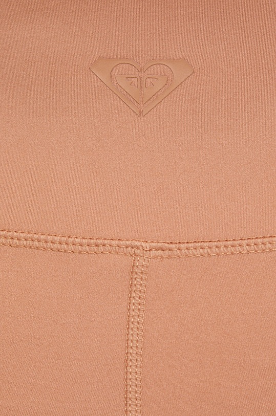 Roxy legginsy treningowe Heart Into It x Mizuno brązowy ERJNP03487