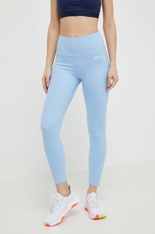 Roxy legginsy treningowe Heart Into It Heart Into It z elastanem niebieski ERJNP03488