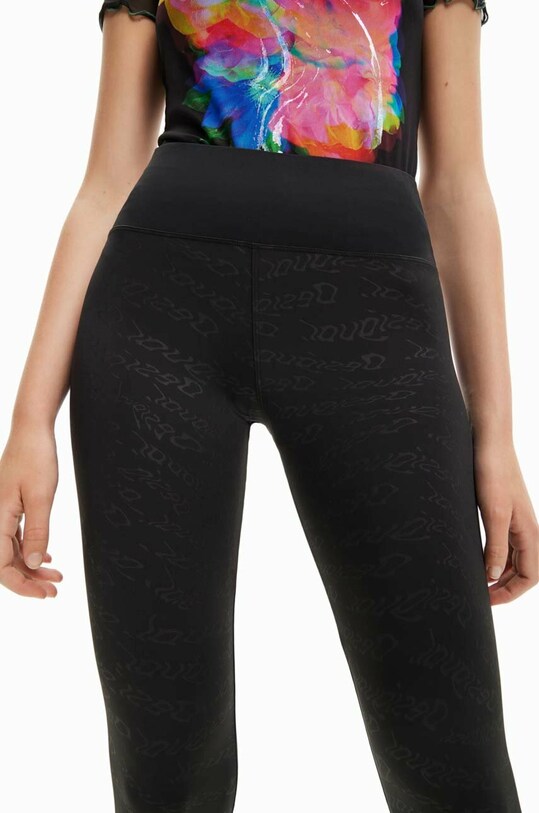 Одежда Леггинсы Desigual 23SWKK05 чёрный