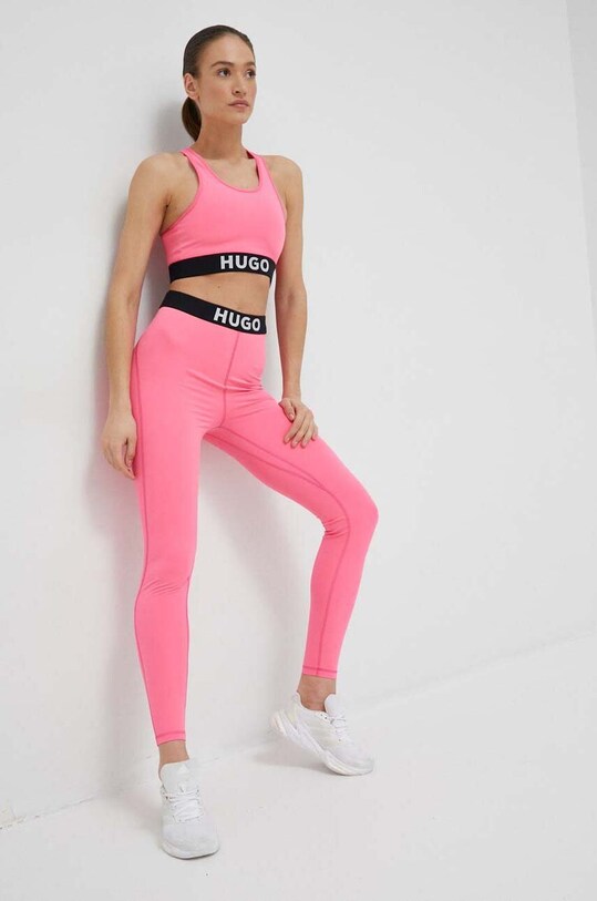 HUGO legginsy 50488442 różowy SS23