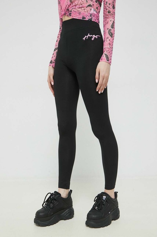 HUGO legginsy 50489126 czarny SS23