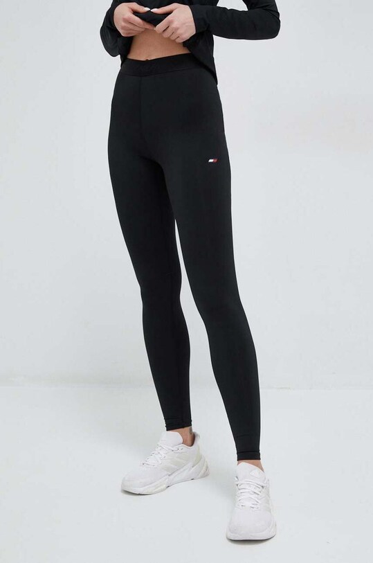 Κολάν Tommy Hilfiger με ελαστάν μαύρο S10S101661.PPYX